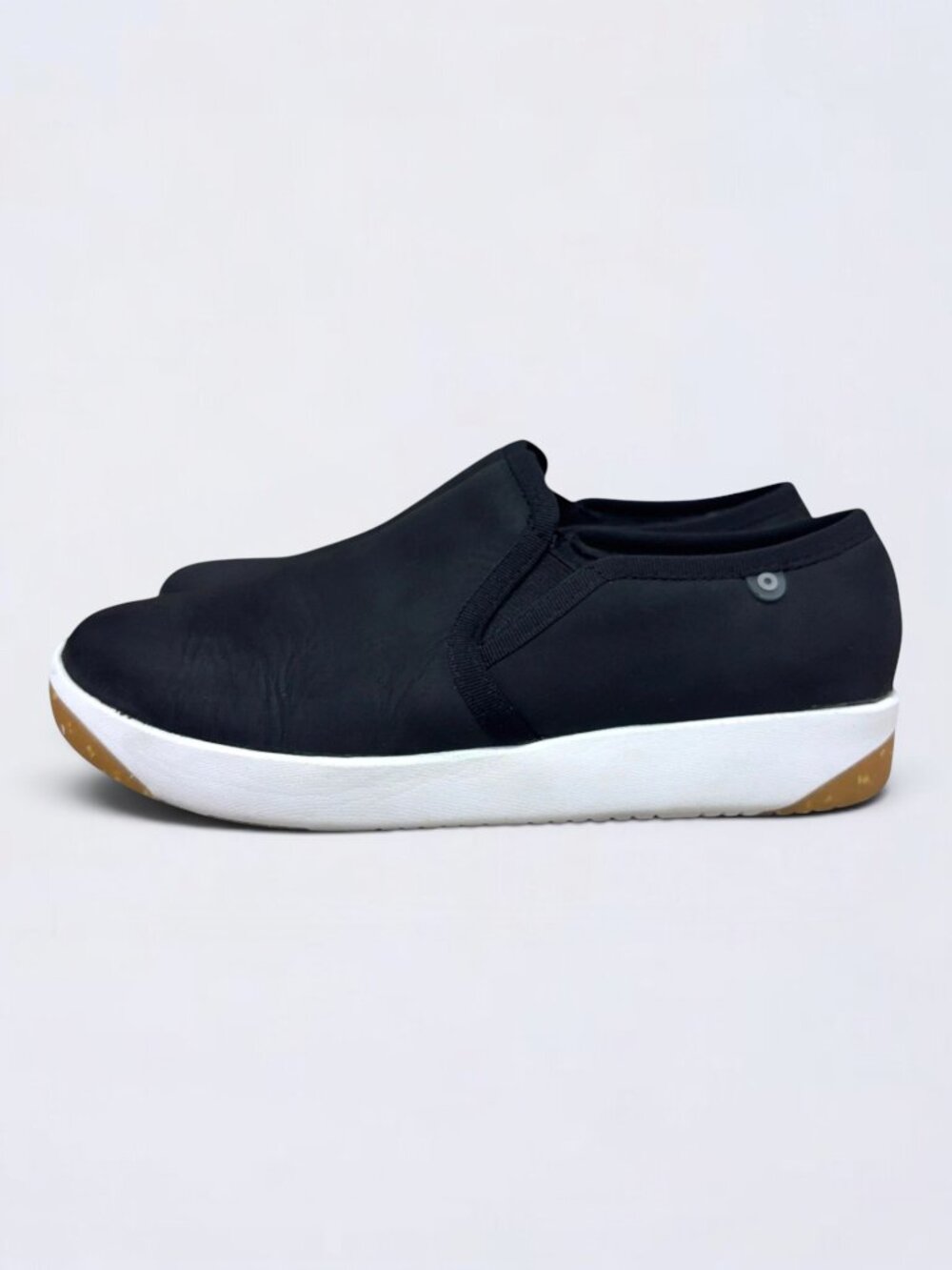 Bogs Kicker‎ Slip On Shoes Womens Size 9 Black Waterproof Sneakers 72774-001